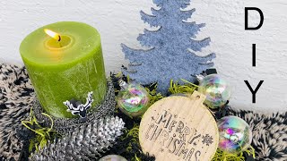 Holzkiste winterlich dekorieren diy weihnachten diycrafts xmas [upl. by Adnical360]