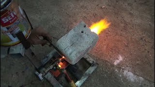 Start up Waste oil burners using quothebel blocksquot [upl. by Uy]