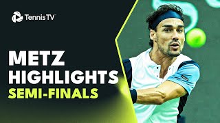 Humbert Takes on Fognini Shevchenko Faces Herbert  Metz 2023 Highlights Day 5 [upl. by Ellenig]