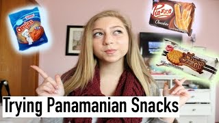 Trying Panamanian Snacks [upl. by Redyr]