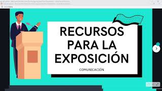 Recursos para la exposición cómo exponer de forma efectiva [upl. by Yennor]