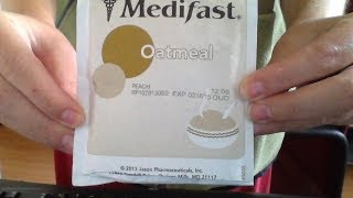 Medifast Peach Oatmeal Review [upl. by Hgielyak]