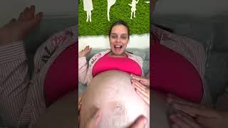 🤰 MAMA în GHIPS pe BURTICĂ SARCINĂ la 40 weeks 🖌️ [upl. by Koss]