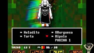 UNDERTALE  Asriel Dreemurr Fight Español [upl. by Annoiek]