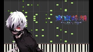 Tokyo Ghoul OP  Unravel Synthesia [upl. by Maidy]