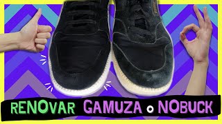 👟Cómo RENOVAR GAMUZA o NOBUCK Negro [upl. by Alleber]