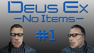 Deus Ex No Items 1  Gunther Malfunctions [upl. by Ainatnas]