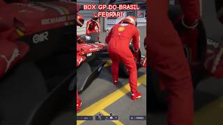 GP DE INTERLAGOS  FERRARI BOX f1 formula1 f1manager24 ferrari viral [upl. by Bough905]