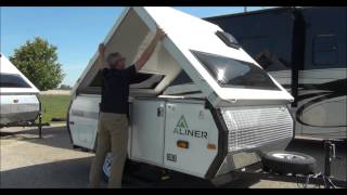 Setting up an Aliner Pop Up Camper Mount Comfort RV [upl. by Haneekas]