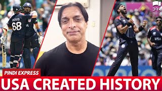 USA Created History  Embarrassing Loss For Pakistan  T20WorldCup  USAvPAK  Shoaib Akhtar [upl. by Holzman]