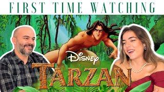 More serious than expected Wife watches  TARZAN  for the first time  Reaction [upl. by Llertrac858]