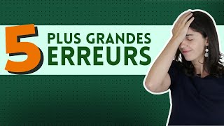 5 Erreurs COURANTES qui Nuisent à la Perte de Poids [upl. by Costanza]