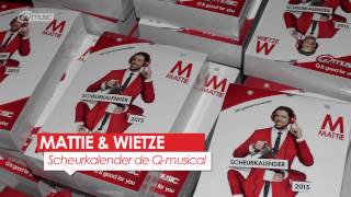 Scheurkalender de Qmusical  Mattie amp Wietze  Qmusic [upl. by Ishmael]