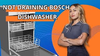 Dishwasher Not Draining Bosch [upl. by Cayla178]