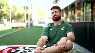 Munster lock Jean Kleyn talks Ireland and his callup from Rassie Erasmus to the South African squad [upl. by Neelrak]