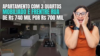 Apartamento mobiliado com 3 quartos de R 740 Mil por R 700 Mil no Jardim Oceania João Pessoa PB [upl. by Glanti431]