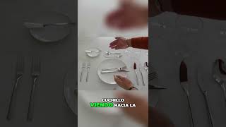 🍽️ Normas de Etiqueta Uso Correcto de los Cubiertos 🥂 🍴 [upl. by Tubb]