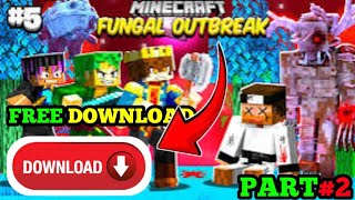 Minecraft Fungal Outbreak Mod Download in Java and pojavlauncher  Minecraft Fungal mod [upl. by Nerfe]