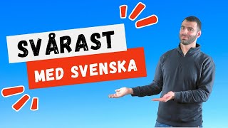 SVÅRAST MED SVENSKA idiomatiska uttryck [upl. by Iturk169]