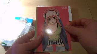 Unboxing Super Sonico Volume 1 limited Collectors Edition live AnimagiC 2014   deutsch  german [upl. by Atiker557]