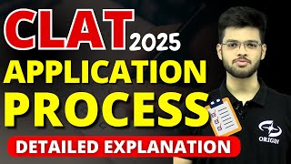 CLAT 2025 Application Form Process  clat exam registration process  Abhyuday Pandey [upl. by Hamilah]