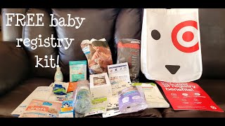 Our first FREE Target baby registry kit Do I recommend it 🤔 [upl. by Clevie]