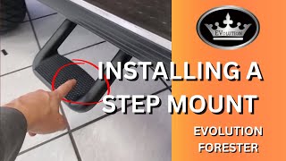 Installing a Step Mount on an Evolution Forester Golf Cart [upl. by Ulita]