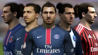 Ibrahimovic from FIFA 04 to 16 Face Rotation and Stats [upl. by Yeloc]