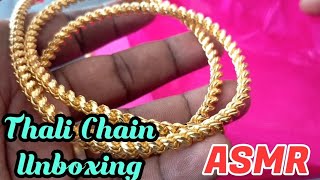 Thali Chain Unboxing Review  Rope Chain  Mugappu Chain [upl. by Ervine]