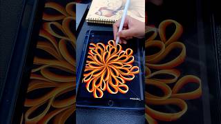 Satisfying Art 🧡 trending art mandalaart procreate youtubeshorts trendingsong youtubeshorts [upl. by Auqinal]