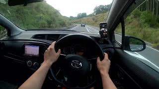 Mountain Drive in a Toyota Vitz 2011 GS RS 5 speed manual [upl. by Orabla]