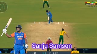 India versus South Africa series match Sanju Samson100 ran [upl. by Owain]