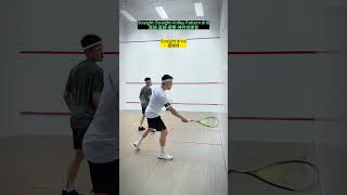 Squash Essentials EP44  Straightstraightvolley straight dill squash squashcoaching 壁球 [upl. by Novets860]