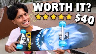 I Bought Amazons Highest Rated Skateboard so you dont have to [upl. by Hewart]