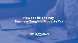 How to File and Pay Business Tangible Property Tax [upl. by Buatti]