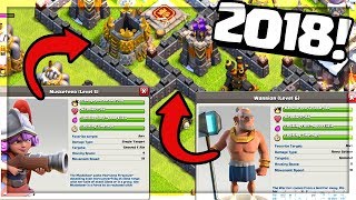 Clash of Clans UPDATE  NEW TROOP Concepts for 2018 [upl. by Namyac]