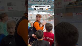 Ich besuche HALLEN TURNIERE ⚽️🧡 turnier jannikfreestyle [upl. by Meriel]