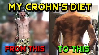 Crohns Disease Diet  How I Eat 3650 Calories Per Day To Gain Healthy Weight [upl. by Murat]