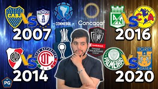 FINAL FOUR CONMEBOL CONCACAF 2024¿Y SI se HUBIESE JUGADO DESDE 2002¿CUÁLES SERÍAN los CAMPEONES [upl. by Adraynek]