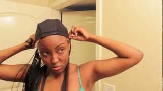 Full QuickWeave Wig using Outre Velvet Remi Tutorial [upl. by Adnaval]