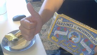 Fishwife sardines with PRESERVED LEMON review [upl. by Aztinaj]