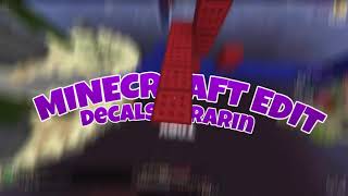 Decals  Minecraft Edit [upl. by Gile]