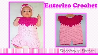 Enterizo tejido a crochet para niñas – Parte 13 [upl. by Elbert761]