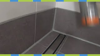 Silikonfugen richtig ziehen Wand Boden Waschbecken WC Duschtrennwand [upl. by Rafiq]