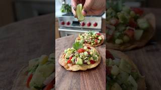 Healthy veggie ceviche tostadas✨ [upl. by Lynde]