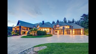 Magnificent Estate with Mountain Views in Evergreen Colorado  Sothebys International Realty [upl. by Supple458]