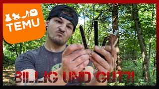 3 billig Feuerstahle von Temu im Test  🔥🔥 [upl. by Dlabihcra672]