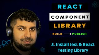 5 Install jest and react testing library and run our first test [upl. by Cannell]