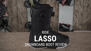 Ride Lasso 2019 Snowboard Boot Review  Tactics [upl. by Isied535]