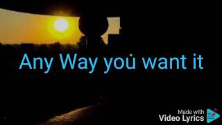 Any way you want it  Michael Learns To Rock with lyrics [upl. by Weidner581]